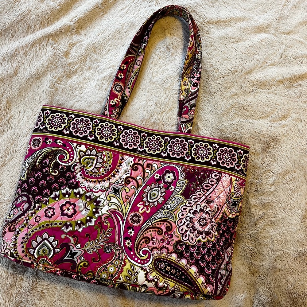 Vera Bradley Very Berry Paisley Tote